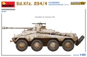 Działo Sd.Kfz.234/4 Schwerer Panzerspahwagen 7,5cm 35427 MiniArt