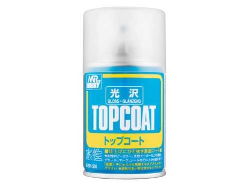 Lakier bezbarwny Mr.TopCoat Gloss Clear Finishing Spray B501 Mr.Hobby