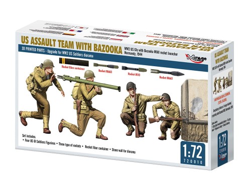 Amerykańska grupa szturmowa, zespół z Bazooka 720010 Mirage