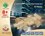 Samochód bolid Formuła 1 składanka drewniana P081 Sea-Land