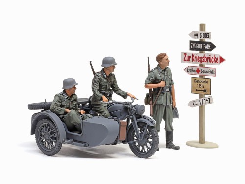 Motocykl wojskowy Zundapp KS 600 35384 Tamiya