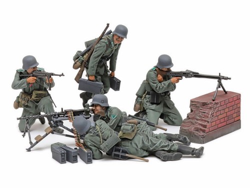 Niemiecki oddział karabinów maszynowych (MID-WWII) 35386 Tamiya