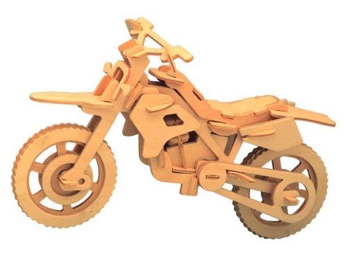 Motocykl przełajowy składanka drewniana P022 Sea-Land