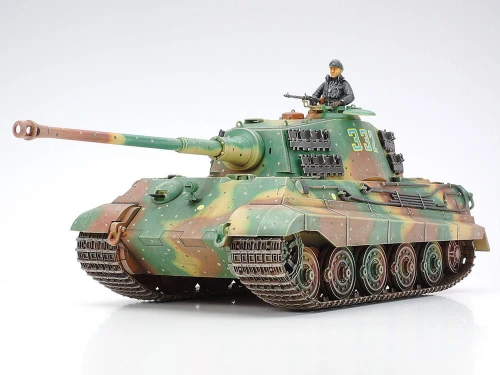 Czołg King Tiger PzKpfw VI Ausf.B Sd.Kfz.182 Production Turret 35164 Tamiya