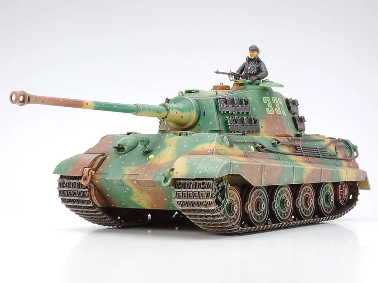 Czołg King Tiger PzKpfw VI Ausf.B Sd.Kfz.182 Production Turret 35164 Tamiya