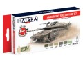 Zestaw farb akrylowych Israeli Defence Forces AFV HTK-AS114 Hataka
