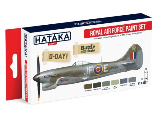 Zestaw farb akrylowych Royal Air Force HTK-AS07 Hataka