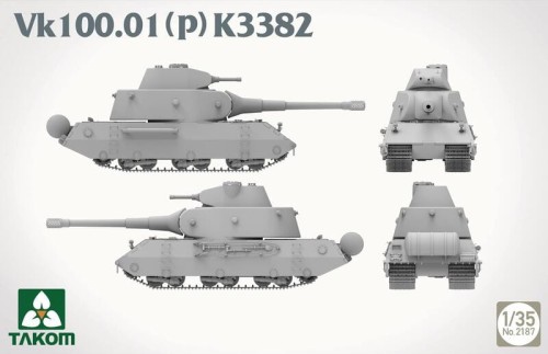 Czołg Vk 100.01(P) K3382 Mammut 2187 Takom