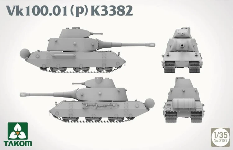 Czołg Vk 100.01(P) K3382 Mammut 2187 Takom