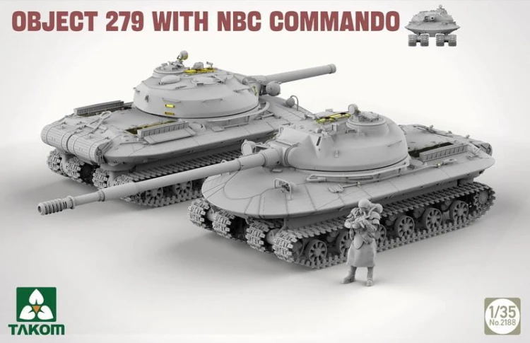 Czołg Object 279 w/ NBC Commando Obiekt 279 2188 Takom