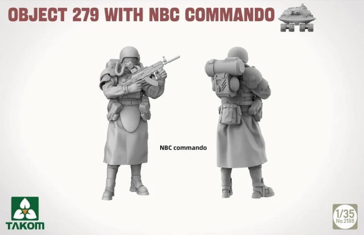 Czołg Object 279 w/ NBC Commando Obiekt 279 2188 Takom