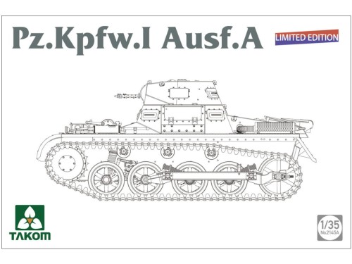 Czołg Panzerkampfwagen PzKpfw I Ausf.A 2145A Takom