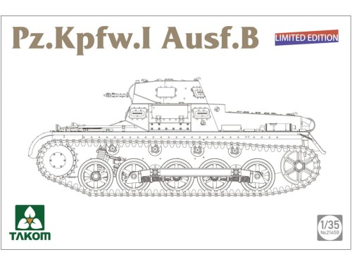 Czołg Panzerkampfwagen PzKpfw I Ausf.B 2145B Takom