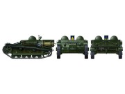 Ciągnik artyleryjski Renault UE z przyczepką 35284 Tamiya