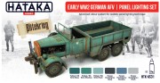 Zestaw farb akrylowych Early WW2 German AFV HTK-AS31 Hataka Hobby