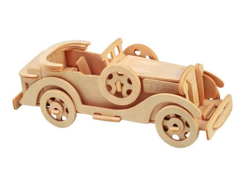 Samochód Packard Twelve składanka drewniana puzzle 3D P015 Sea-Land