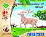 Renifer składanka drewniana puzzle 3D M031 Sea-Land