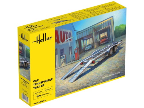 Przyczepa laweta do transportu samochodów 80774 Heller