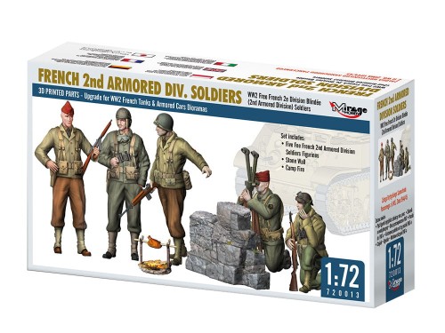 Żołnierze 2. Francuskiej Dywizji Pancernej 720013 Mirage Hobby