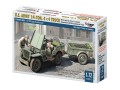 Jeep Willys MB 1/4 Ton 4x4 Truck with 3T Trailer 720012 Mirage Hobby
