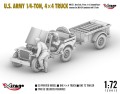 Jeep Willys MB 1/4 Ton 4x4 Truck with 3T Trailer 720012 Mirage Hobby