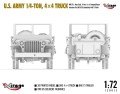 Jeep Willys MB 1/4 Ton 4x4 Truck with 3T Trailer 720012 Mirage Hobby