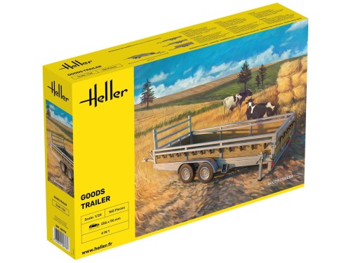 Przyczepa towarowa dwuosiowa 80778 Heller