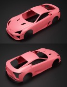 Farba podkładowa Fine Surface Primer L Pink 87146 Tamiya