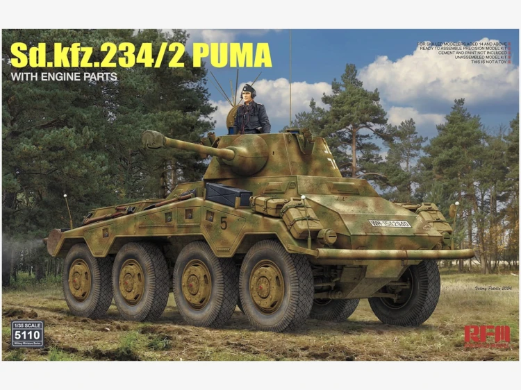 Samochód pancerny Sd.Kfz.234/2 Puma RM-5110 RFM