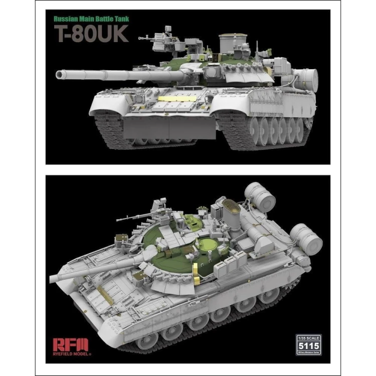 Czołg T-80UK Russian MBT RM-5115 RFM