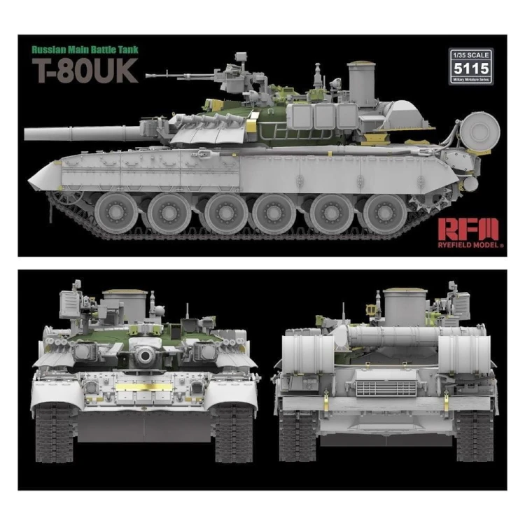 Czołg T-80UK Russian MBT RM-5115 RFM