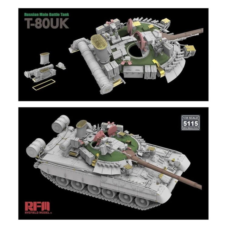 Czołg T-80UK Russian MBT RM-5115 RFM