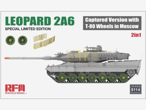 Czołg Leopard 2A6 Captured Version RM-5114 RFM