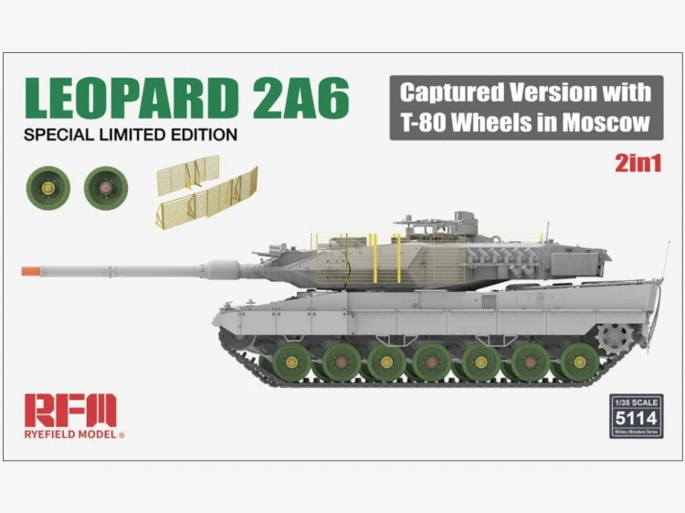 Czołg Leopard 2A6 Captured Version RM-5114 RFM