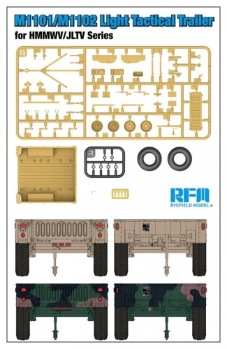 Przyczepa M1101/M1102 Light Tactical Trailer RM-5117 RFM