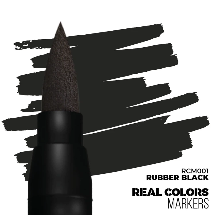 Marker RC Real Colors Rubber Black RCM001 AK Interactive