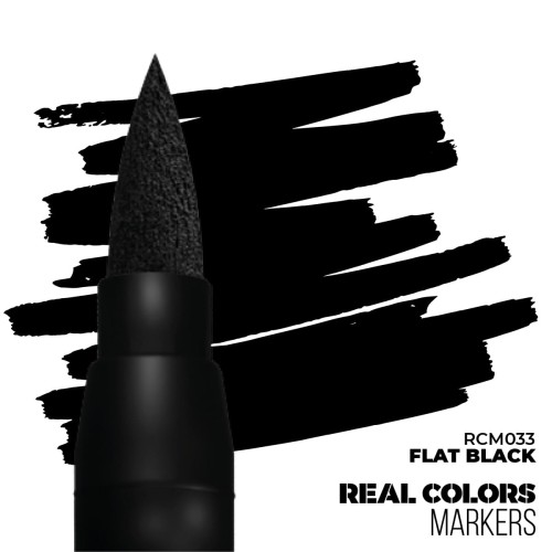 Marker RC Real Colors Flat Black RCM033 AK Interactive