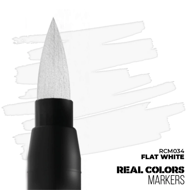 Marker RC Real Colors Flat White RCM034 AK Interactive