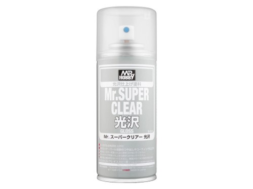 Lakier bezbarwny Mr.Super Clear Gloss Finishing Spray B513 Mr.Hobby