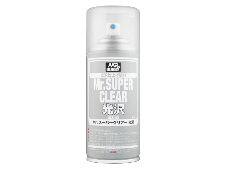 Lakier bezbarwny Mr.Super Clear Gloss Finishing Spray B513 Mr.Hobby