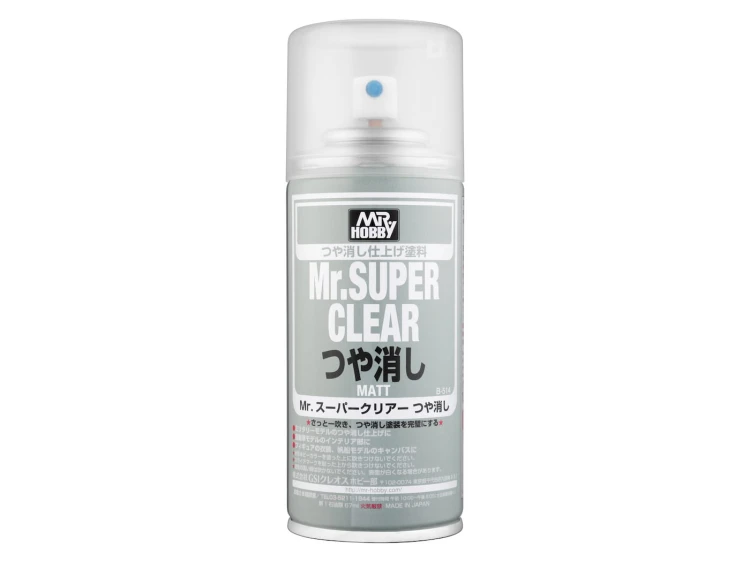 Lakier bezbarwny Mr.Super Clear Matt Finishing Spray B514 Mr.Hobby