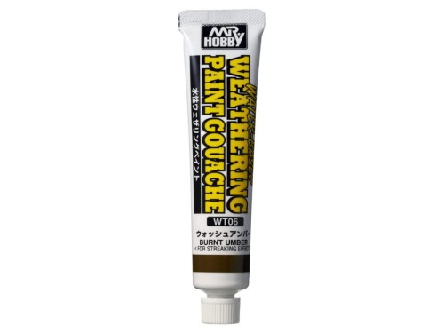 Water Based Weathering Paint Gouache Burnt Umber WT06 Mr.Hobby