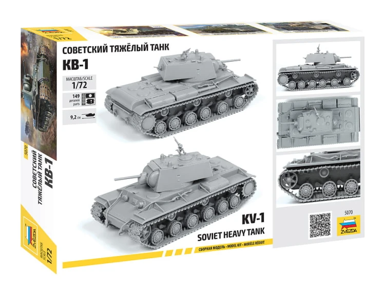 Czołg KV-1 KW-1 5070 Zvezda
