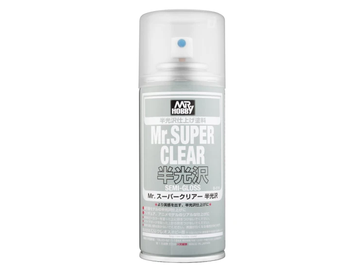Lakier bezbarwny Mr.Super Clear Semi-Gloss Finishing Spray B516 Mr.Hobby