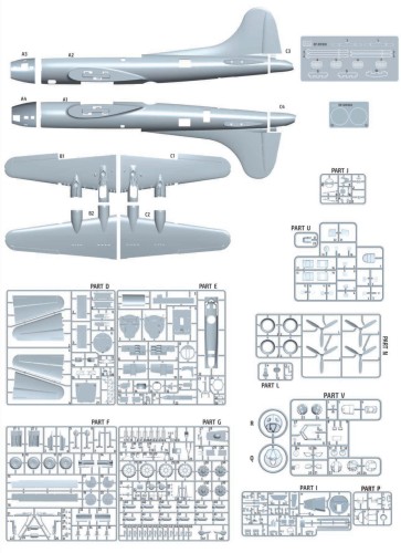 Samolot Boeing B-17F The Bloody Hundredth 1943 11183 Eduard