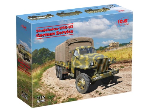 Samochód ciężarowy Studebaker US6-U3 German Service 35493 ICM