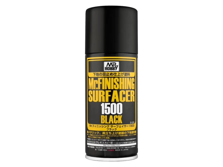 Farba podkładowa Mr.Finishing Surfacer 1500 Black B526 Mr.Hobby