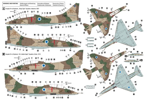 Samolot Douglas TA-4H/J Skyhawk IAF 48035 Hobby 2000