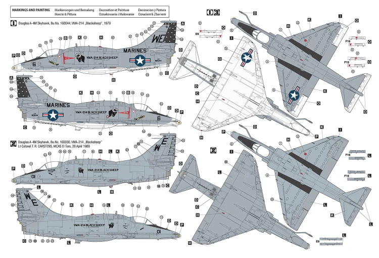 Samolot Douglas A-4M Skyhawk 48036 Hobby 2000