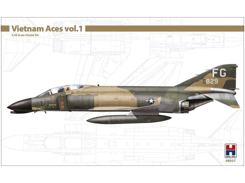 Samolot McDonnell Douglas F-4C Phantom II Vietnam Aces vol.1 48037 Hobby 2000